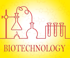 Biotechnology Research Shows Scientist Equipment And Microbiolog