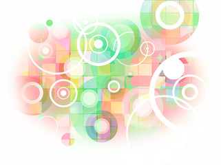 colorful abstract circles background