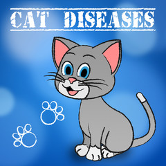 Cat Diseases Indicates Felines And Puss Illness