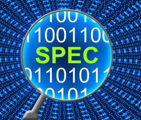 Computer Spec Means Details Digital And Computing