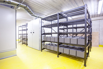 the battery room