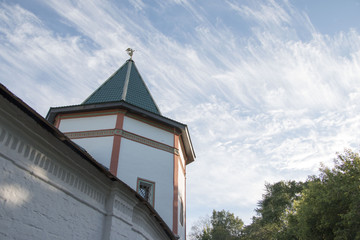 Beautiful chirch and blue sky in a nice day