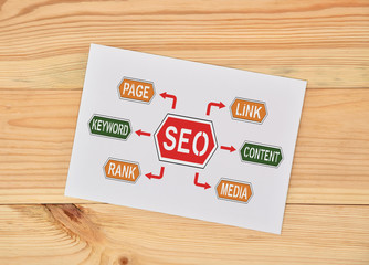 paper with drawing seo concept © vetkit