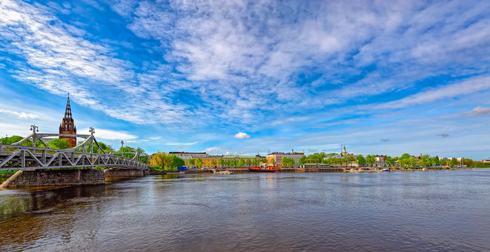 Kokemanjoki river in Pori, Finland