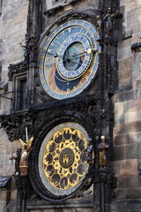 Prague old town clock tower, czech republic