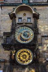 Prague old town clock tower, czech republic