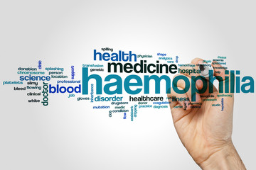 Haemophilia word cloud
