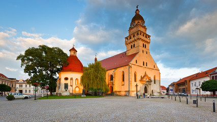 Church in the main square of Skalica.