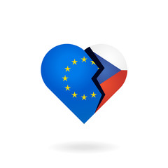 Иконка Европейский Союз, Чехия, выход.