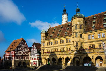 Fototapeta na wymiar rothenburg ob der tauber Rathaus