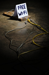 The dangers of free wi-fi. Cyber crimes and hacking networks
