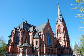 Fototapeta na wymiar Umea Kirche