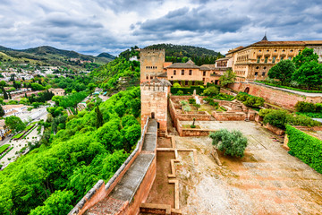 Fototapeta na wymiar Granada - Alhambra, Andalusia, Spain