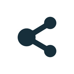 share icon on white background