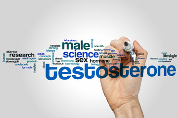 Testosterone word cloud