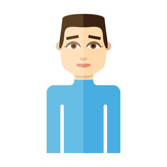 man flat icon
