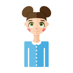 woman flat icon