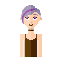 woman flat icon