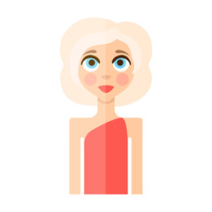 woman flat icon