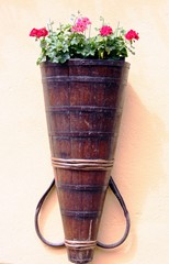 Blumendeko am Haus