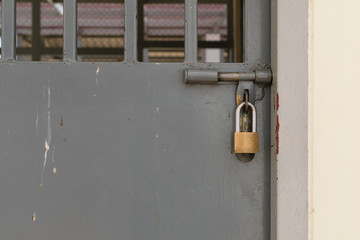 Prison gate lock