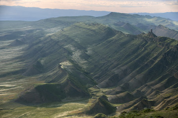 Summer Landscape in the Mountains.