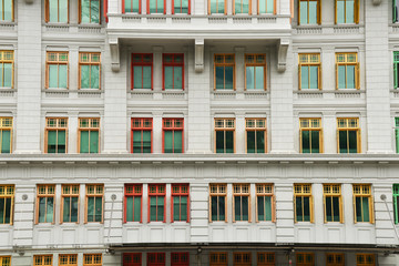 Obraz premium Colorful Window Make Building More Beautiful