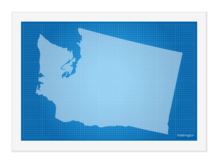 Washington on blueprint