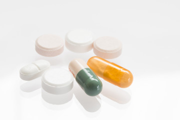 いろいろな種類の薬