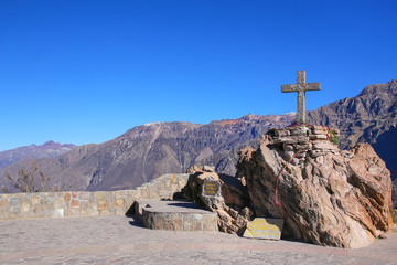 Mirador Cruz del Condor in Colca Canyon, Peru