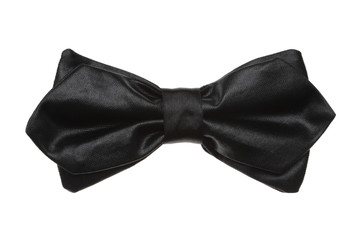 Black bow tie.