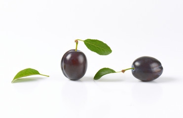 ripe plums