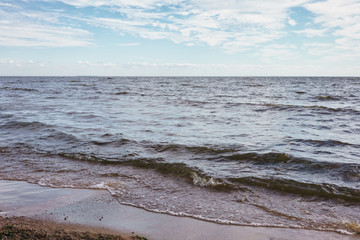 baltic sea, fin gulf coast in summer sunny day