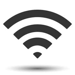Wi-Fi icon. Wifi flat icon. Wi fi logo