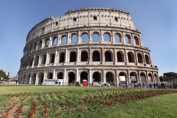 Fototapeta na wymiar The Roman Colosseum