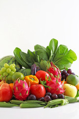 新鮮な野菜と果物