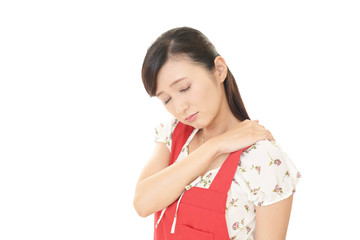 Fototapeta premium 疲れた表情の主婦