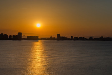 Sunset, Mediterranean, Cabo de Palos. Spain. 