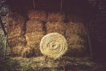 Straw Archery Target