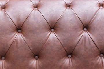 Genuine brown leather background