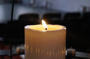 Burning candle