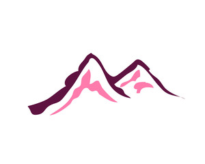 Obraz na płótnie Canvas Mountain Logo Icon Vector Design