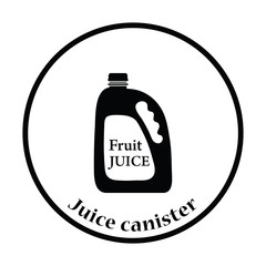 Fruit juice canister icon