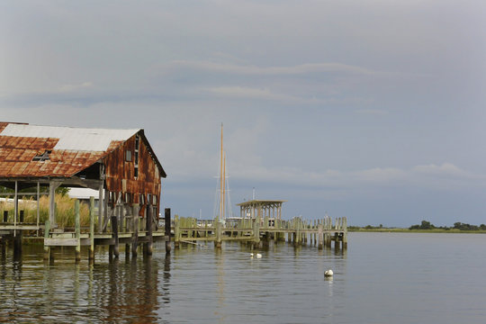 Dusk along the Apalachicola River in Florida.