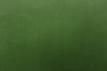Green concrete wall
