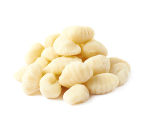 Fototapeta na wymiar Pile of gnocchi dough dumplings