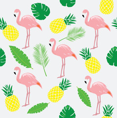 Vector Flamingo Bird