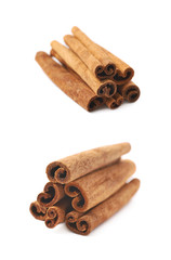 Cinnamon stick isolated