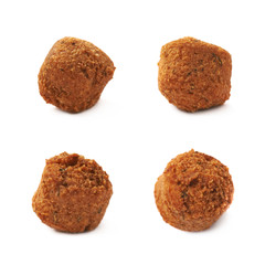 Cheese snack ball isolated