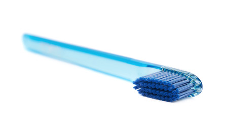 Plastic toothbrush isolated